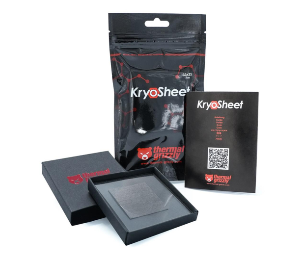 Thermal Grizzly KryoSheet 33 x 33 mm TG-KS-33-33 - 1156717 - zdjęcie